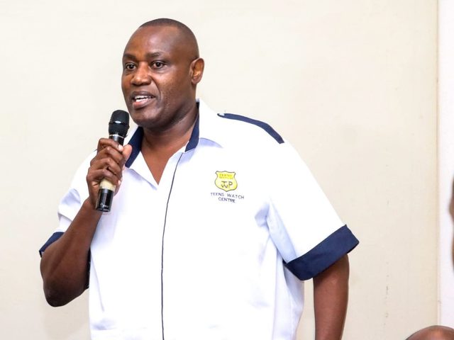 Community gathering in coastal Kenya