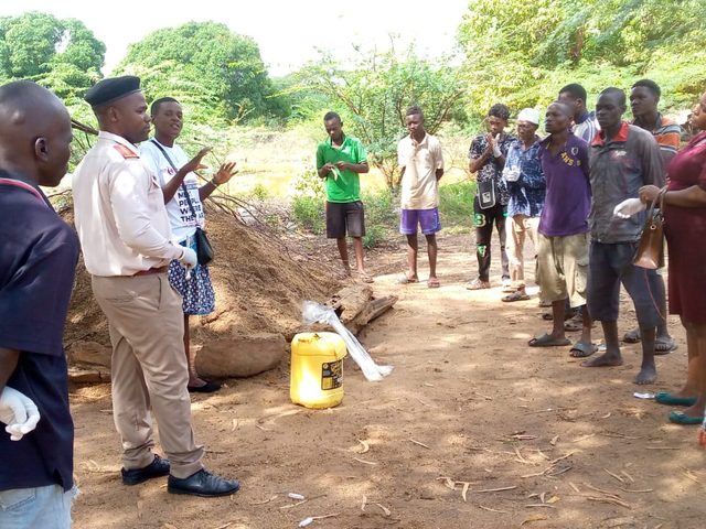 Community outreach in Ukunda